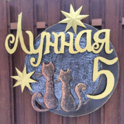 Луканин Адресная вывеска
